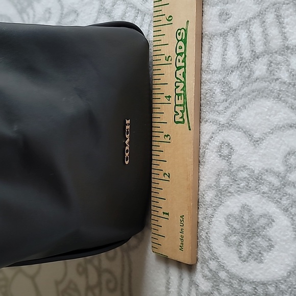 Coach Park Woven Shoulder Bag Tote Handbag Black Gray F31285 - Picture 15 of 17